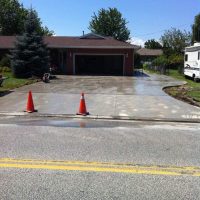 Concrete Driveway Construction, Amherstburg