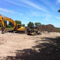 Windsor Excavation of New Parking Lot