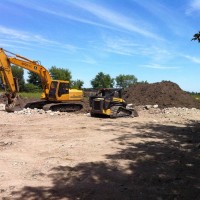 Windsor Excavation of New Parking Lot